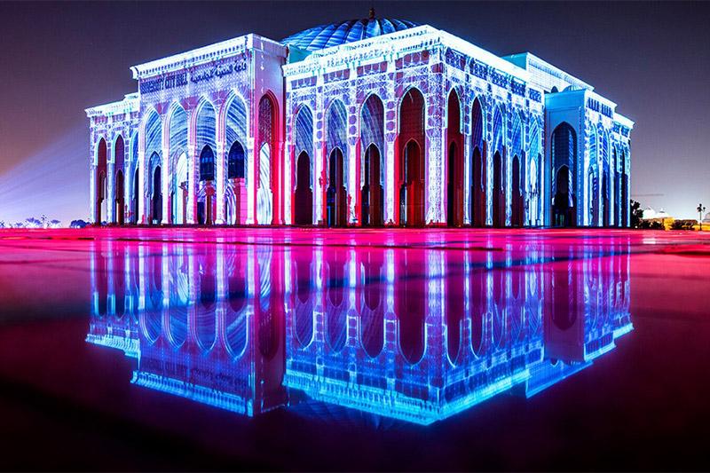 Immerse yourself in the radiance of the Sharjah Light Festival